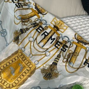 HERMES PRINTED SCARF